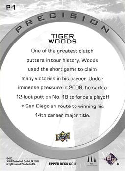 2024 Upper Deck - Precision #P-1 Tiger Woods Back