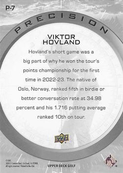 2024 Upper Deck - Precision #P-7 Viktor Hovland Back