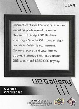 2024 Upper Deck - UD Gallery #UD-4 Corey Conners Back