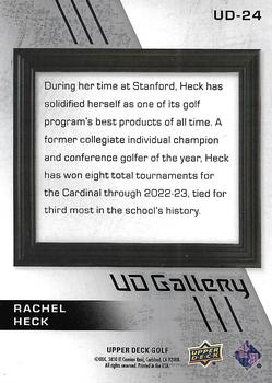 2024 Upper Deck - UD Gallery #UD-24 Rachel Heck Back