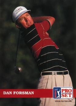 1992 Pro Set PGA Tour #51 Dan Forsman Front