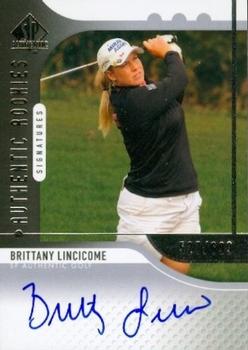 2012 SP Authentic #97 Brittany Lincicome Front
