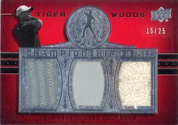 2013 Upper Deck Tiger Woods Master Collection - Championship Gear #CG-5 Tiger Woods Front