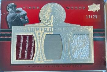 2013 Upper Deck Tiger Woods Master Collection - Championship Gear #CG-10 Tiger Woods Front