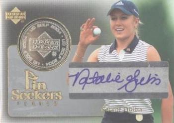 2004 Upper Deck - Pin Seekers Penned Silver #PS6A Natalie Gulbis Front