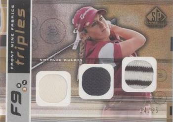 2003 SP Game Used - Front Nine Fabrics Triples #NG Natalie Gulbis Front