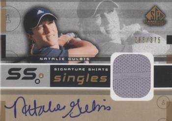 2003 SP Game Used - Signature Shirts Singles #F9S-NG Natalie Gulbis Front