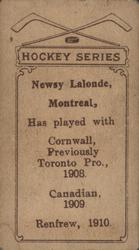 1910-11 Imperial Tobacco Hockey Series (C56) #36 Newsy Lalonde Back