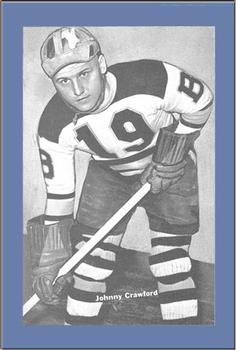 1934-43 Bee Hive Hockey Photos (Group 1) #NNO Johnny Crawford Front
