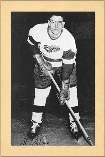 1944-64 Bee Hive Hockey Photos (Group 2) #NNO Al Arbour Front