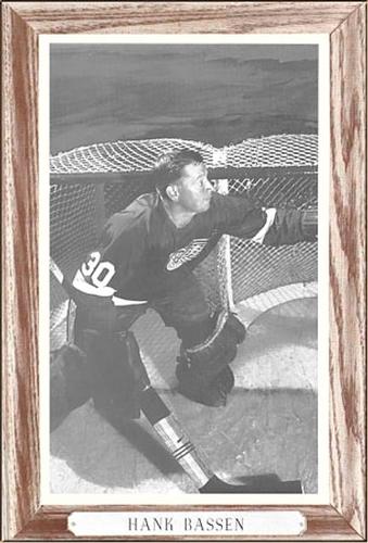 1964-67 Bee Hive Hockey Photos (Group 3) #NNO Hank Bassen Front