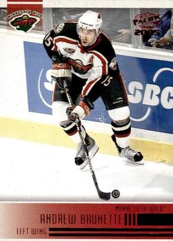 2004-05 Pacific - Red #127 Andrew Brunette Front