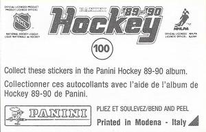 1989-90 Panini Hockey Stickers #100 The Great Western Forum Back