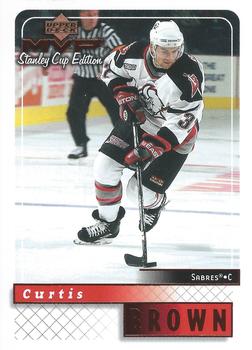 1999-00 Upper Deck MVP Stanley Cup Edition #24 Curtis Brown Front
