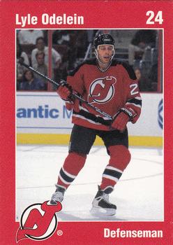 1996-97 Sharp New Jersey Devils #NNO Lyle Odelein Front