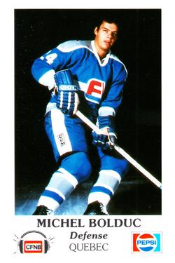 1983-84 Fredericton Express (AHL) Police #9 Michel Bolduc Front