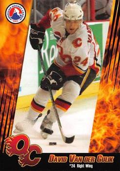 2007-08 Quad City Flames (AHL) #2 David Van Der Gulik Front