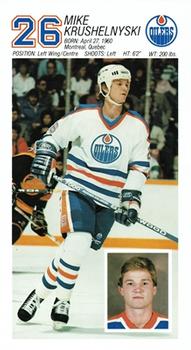 1987-88 Edmonton Oilers #NNO Mike Krushelnyski Front