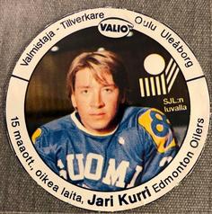 1982 Valio (Finnish) #NNO Jari Kurri Front