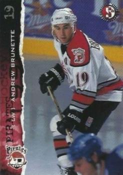 1996-97 SplitSecond Portland Pirates (AHL) #NNO Andrew Brunette Front