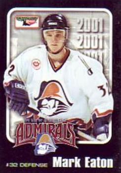 2000-01 Keebler Milwaukee Admirals (IHL) #7 Mark Eaton Front