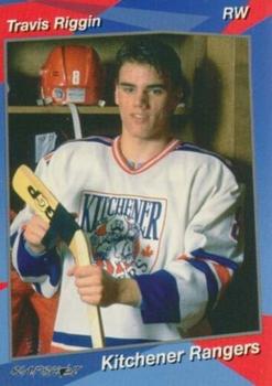 1993-94 Slapshot Kitchener Rangers (OHL) #7 Travis Riggin Front