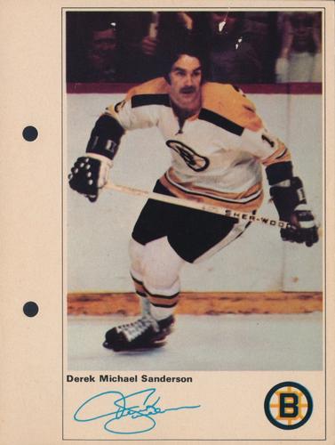 1971-72 Toronto Sun NHL Action Players #NNO Derek Michael Sanderson Front