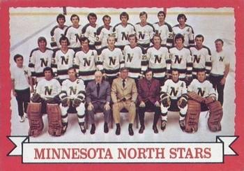 1973-74 O-Pee-Chee - Light Backs #99 North Stars Team Front