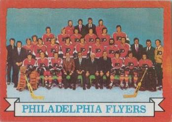 1973-74 O-Pee-Chee - Light Backs #103 Flyers Team Front