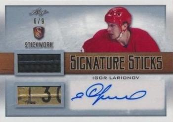 2017-18 Leaf Stickwork - Signature Sticks Autograph - Silver #SST-IL1 Igor Larionov Front