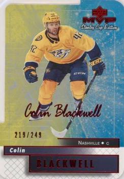 2019-20 Upper Deck MVP - Stanley Cup Edition 20th Anniversary Colors & Contours #95 Colin Blackwell Front