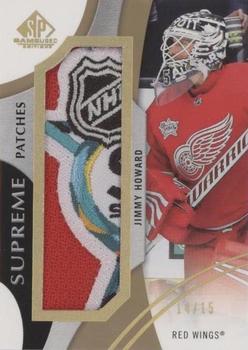 2019-20 SP Game Used - Supreme Jumbo Relics #PA-HO Jimmy Howard Front