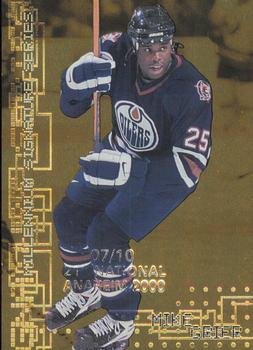 1999-00 Be a Player Millennium Signature Series - Anaheim National Gold #102 Mike Grier Front