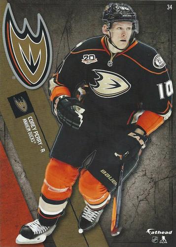 2014-15 Fathead NHL Tradeables #34 Corey Perry Front