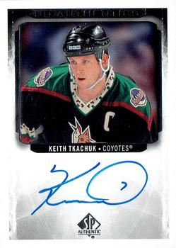 2020-21 SP Authentic - UD Authentics #UDA-KT Keith Tkachuk Front