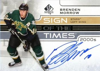2021-22 SP Authentic - Sign of the Times 2000s #ST00-BM Brenden Morrow Front