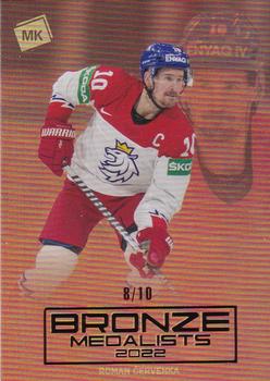 2022-23 Moje karticky Czech Ice Hockey Team - Bronze Medalists Men 2022 Red #BM-14 Roman Cervenka Front