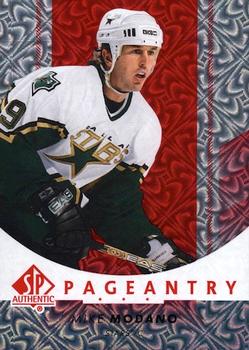 2022-23 SP Authentic - Pageantry Red #P-57 Mike Modano Front