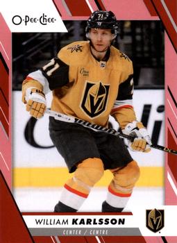 2023-24 O-Pee-Chee - Red Border #325 William Karlsson Front