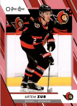 2023-24 O-Pee-Chee - Red Border #346 Artem Zub Front