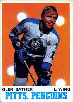1970-71 O-Pee-Chee #205 Glen Sather Front