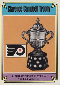 1974-75 Topps #253 Clarence Campbell Bowl Front