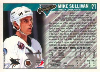 1993-94 O-Pee-Chee Premier - Gold #21 Mike Sullivan Back