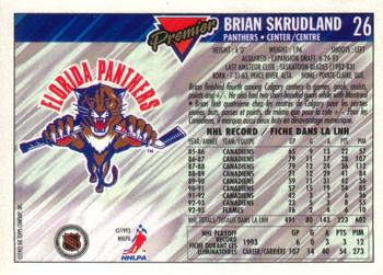 1993-94 O-Pee-Chee Premier - Gold #26 Brian Skrudland Back