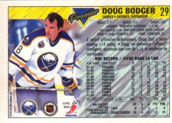 1993-94 O-Pee-Chee Premier - Gold #29 Doug Bodger Back