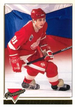 1993-94 O-Pee-Chee Premier - Gold #441 Sergei Fedorov Front