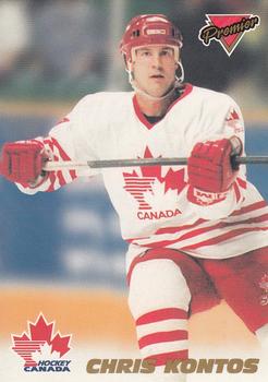 1993-94 O-Pee-Chee Premier - Team Canada #14 Chris Kontos Front