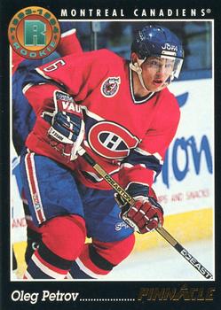 1993-94 Pinnacle Canadian #212 Oleg Petrov Front