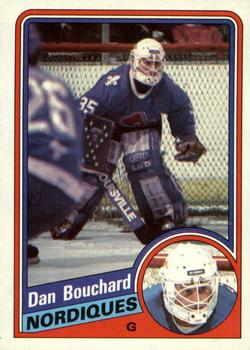 1984-85 Topps #128 Dan Bouchard Front