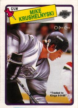 1988-89 O-Pee-Chee #221 Mike Krushelnyski Front